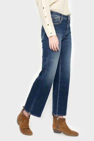 Femmes - Le Temps des Cerises - PULP - Zoom sur le jeans - MID BLUE DENIM