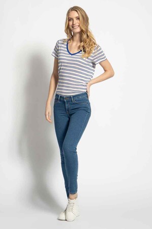 Dames - Lee® - Skinny jeans - mid blue denim - Outlet dames - MID BLUE DENIM