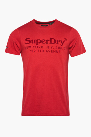 Dames - SUPERDRY - T-shirt - rood - SUPERDRY - rood