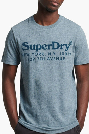 Dames - SUPERDRY - T-shirt - blauw - SUPERDRY - BLAUW