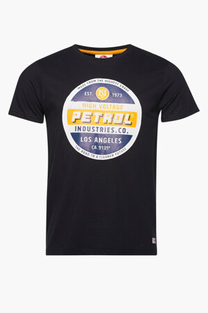 Heren - Petrol Industries® - T-shirt - zwart - T-shirts - ZWART