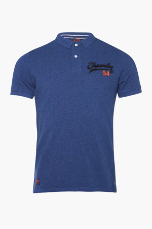 Dames - SUPERDRY - Polo - blauw - SUPERDRY - blauw