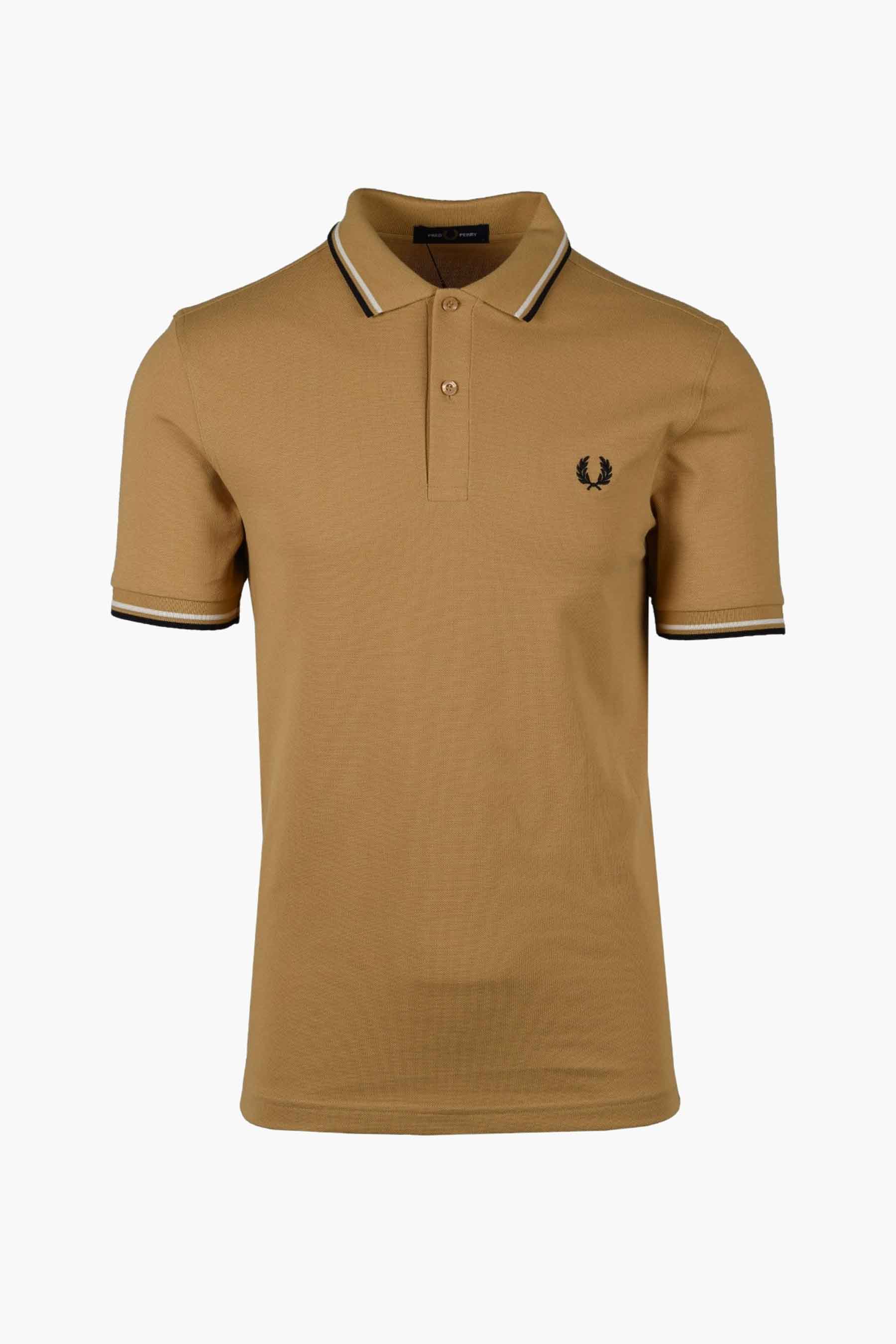 fred perry polo beige