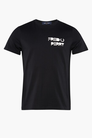 Dames - Fred Perry - T-shirt - zwart - Fred Perry - zwart