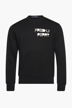 Dames - Fred Perry - Sweater - zwart -  - zwart