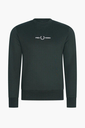 Dames - Fred Perry - Sweater - GREEN - Fred Perry - GREEN