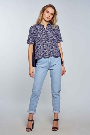 Dames - Le Fabuleux Marcel de Bruxelles - Hemd - multicolor - Hemden - BLAUW
