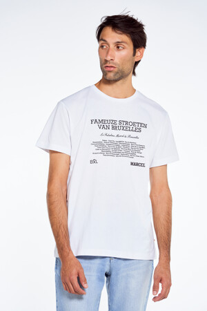 Dames - Le Fabuleux Marcel de Bruxelles - T-shirt - wit -  - WIT
