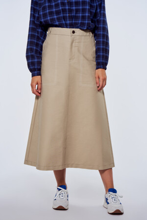 Dames - Le Fabuleux Marcel de Bruxelles - Rok - ecru - Rokken - ECRU