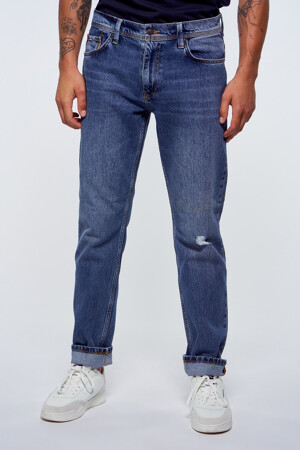 Dames - Le Fabuleux Marcel de Bruxelles - Straight jeans - DARK BLUE DENIM - Trends men - DARK BLUE DENIM