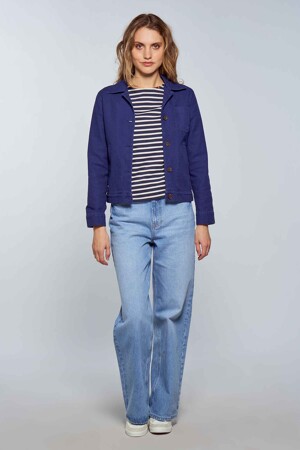 Femmes - Le Fabuleux Marcel de Bruxelles - LE JEAN WIDE - Jeans - LIGHT BLUE DENIM