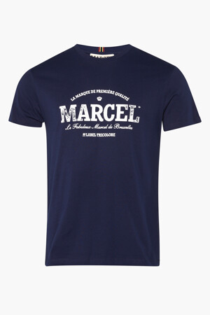 Dames - Le Fabuleux Marcel de Bruxelles - T-shirt - blauw - Le Fabuleux Marcel de Bruxelles - BLAUW