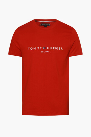 Dames - Tommy Hilfiger - T-shirt - rood -  - rood