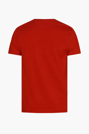 Hommes - Tommy Hilfiger - T-shirt - rouge - Soldes - rouge