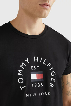 Dames - Tommy Hilfiger - T-shirt - zwart - Solden - zwart