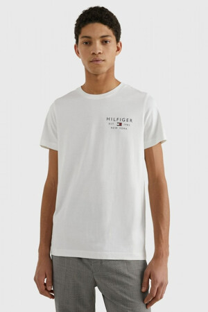 Femmes - Tommy Hilfiger - T-shirt - blanc - Les incontournables noir et blanc - blanc