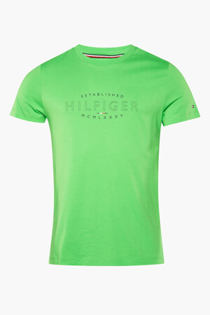 Dames - Tommy Hilfiger - T-shirt - GREEN - Tommy Hilfiger - GREEN