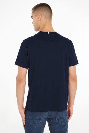 Femmes - Tommy Hilfiger - T-shirt - bleu - Les incontournables noir et blanc - bleu