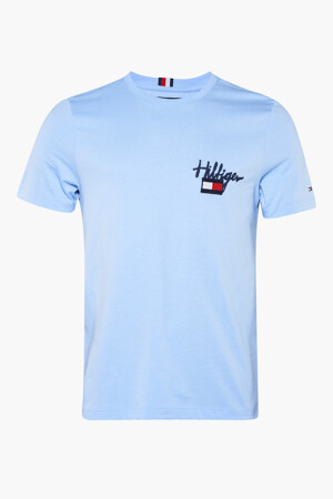 Dames - Tommy Hilfiger - T-shirt - blauw - Tommy Hilfiger - blauw