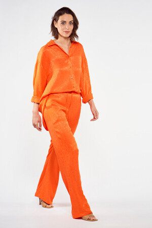 Femmes - NOOR BY NORA GHARIB - Pantalon - orange - Pantalons - ORANJE