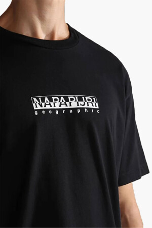 Heren - NAPAPIJRI - T-shirt - zwart - T-shirts - ZWART