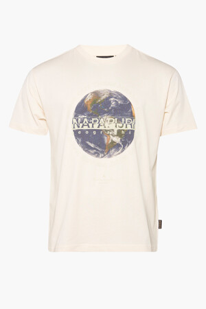 Dames - NAPAPIJRI - T-shirt - ecru - NAPAPIJRI - ECRU
