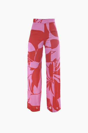 Femmes - KOCCA - Pantalon color&eacute; - rouge - Pantalons - rouge