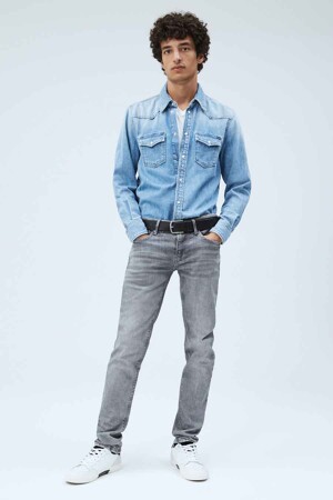 Dames - Pepe Jeans - Slim jeans - grijs -  - GRIJS