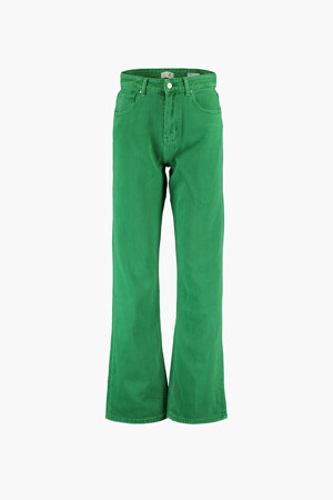 Femmes - HAILYS - Pantalon color&eacute; - vert - Nouveautés - GROEN