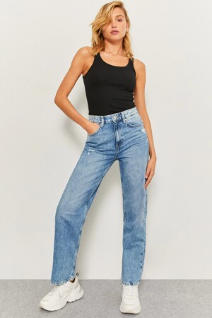 Dames - TALLY WEIJL - Straight jeans - denim - Outlet - DENIM