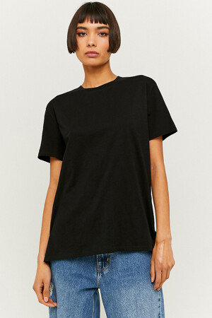Femmes - TALLY WEIJL - T-shirt - noir - Sustainable fashion - ZWART