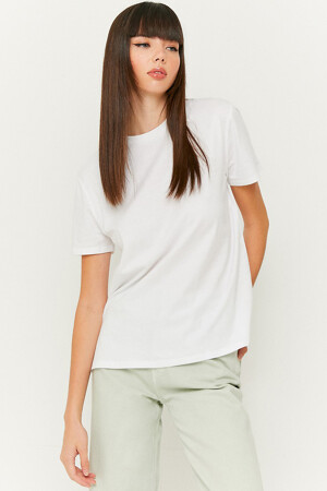 Femmes - TALLY WEIJL - T-shirt - blanc - Sustainable fashion - WIT