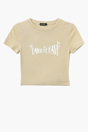 Femmes - TALLY WEIJL - T-shirt - beige - Tally Weijl - BEIGE