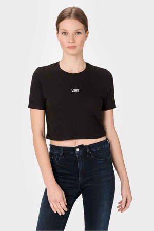 Dames - VANS “OFF THE WALL” - T-shirt - zwart - Vans - ZWART