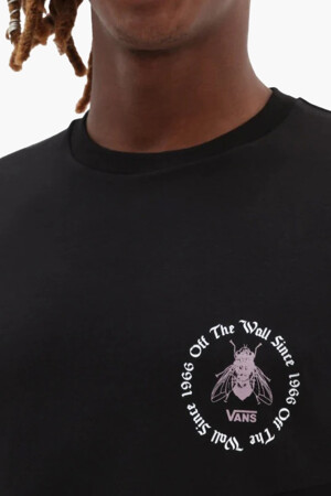 Dames - VANS “OFF THE WALL” - T-shirt - zwart -  - ZWART