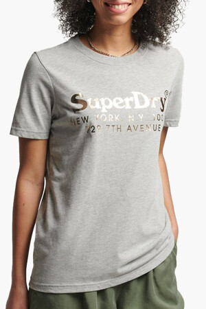 Femmes - SUPERDRY - T-shirt - gris - SUPERDRY - gris