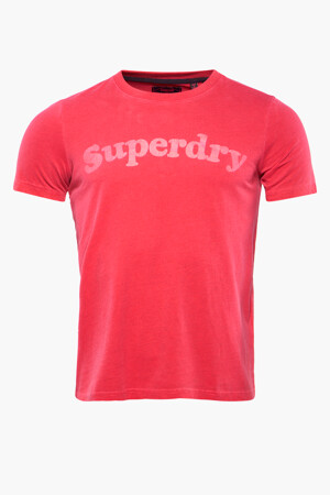 Dames - SUPERDRY - T-shirt - rood - T-shirts & Tops - rood