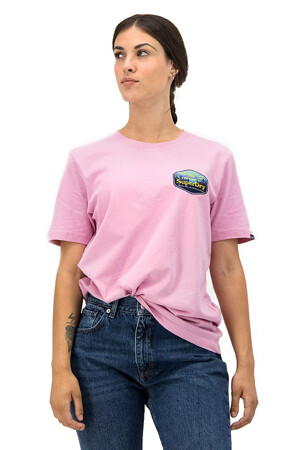 Dames - SUPERDRY - T-shirt - roze - SUPERDRY - ROZE