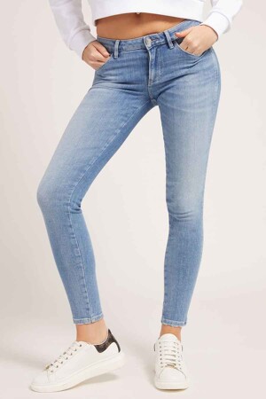 Dames - Guess® - Skinny jeans - light blue denim - Outlet - LIGHT BLUE DENIM