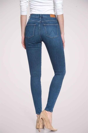 Dames - Wrangler® - Skinny jeans - blauw -  - BLAUW