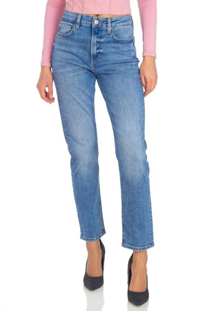 Femmes - Guess® - GIRLY  STRAIGHT HIGH - Sustainable fashion - MID BLUE DENIM