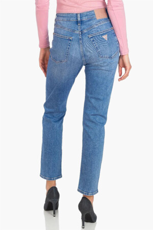 Femmes - Guess® - GIRLY  STRAIGHT HIGH - Sustainable fashion - MID BLUE DENIM