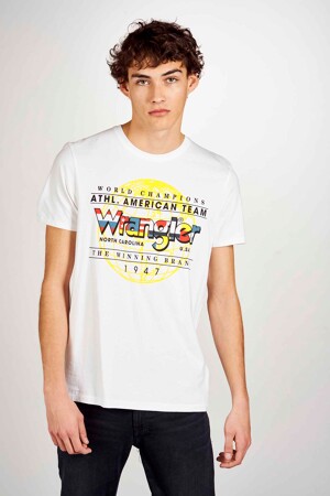 Dames - Wrangler® - T-shirt - wit -  - WIT