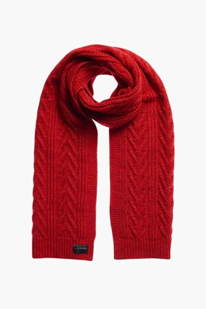 Femmes - SUPERDRY - &Eacute;charpe d'hiver - rouge - Écharpes & Foulards - rouge