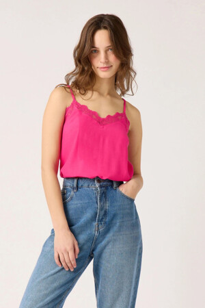 Femmes - Naf Naf - XENC68_1304 ROSE PIVOI - T-shirts & Tops - rose