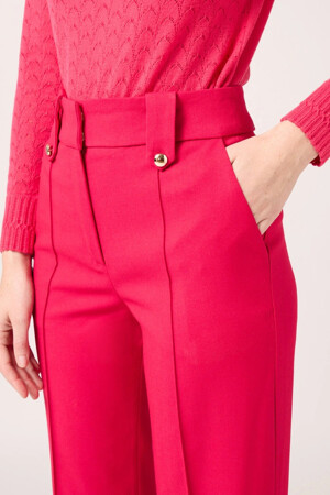 Femmes - Naf Naf - Pantalon color&eacute; - rose - Pantalons - rose