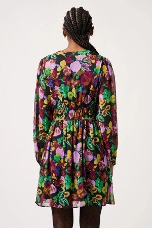 Dames - Naf Naf - XENR171A_G0Z4 BELLO NOIR - Kleedjes - multicolor