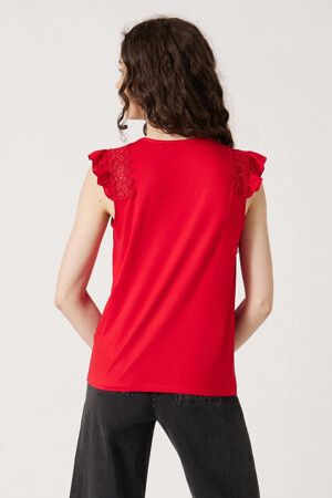 Femmes - Naf Naf - XENT179A_G0HZ ROUGE PHAR - T-shirts & Tops - rouge