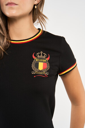 Dames - ZEB STYLE LAB - T-shirt - zwart -  - ZWART