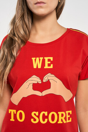 Femmes - ZEB STYLE LAB - T-shirt - rouge -  - ROOD